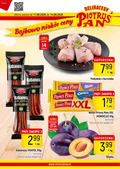Pogląd gazetki "Piotruś Pan gazetka" ze sklepu Piotruś Pan ważnej od 11.08.2026