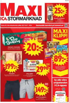 Förhandsgranska reklamblad ICA Maxi erbjudanden från butik ICA Maxi gäller från 20/07/2026