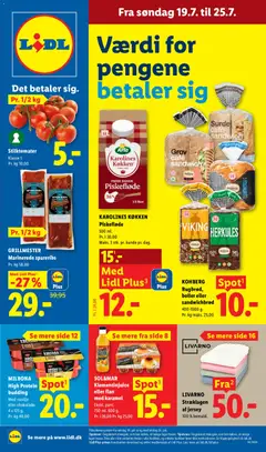 Eksempel på tilbudsavis Lidl - Tilbudsavis fra butik Lidl gyldig fra 19/07/2026