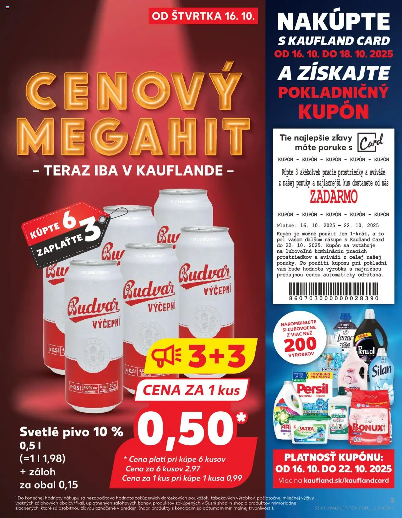 Náhľad Kaufland letáku platného od 16.10.2025