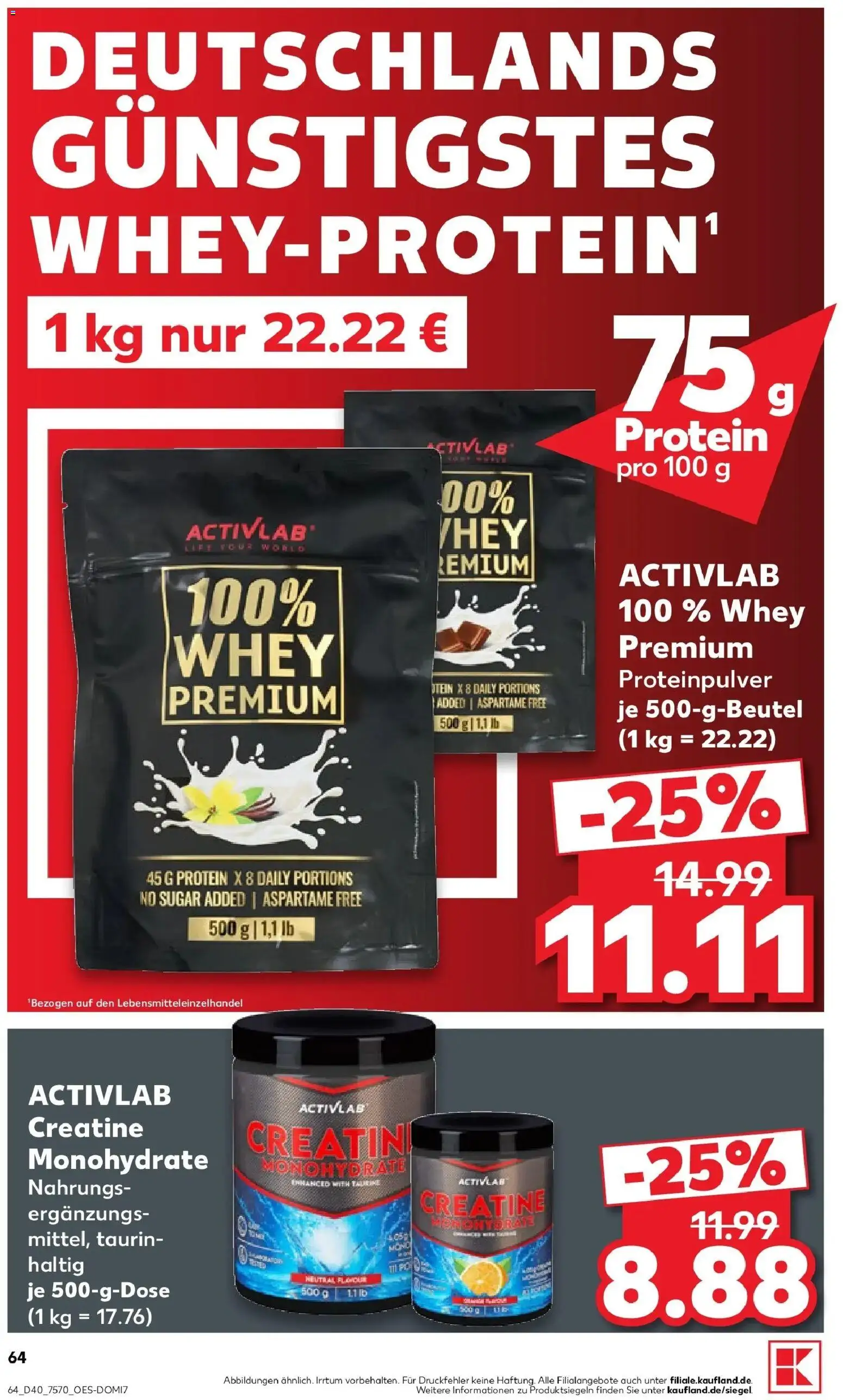 Vorschau von dem Prospekt des Geschäftes Kaufland, gültig ab dem 01.10.2026