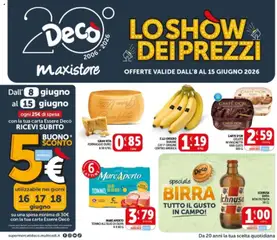 Anteprima dell'opuscolo Decò volantino MaxiStore Casamassima dal negozio Decò valido da 08/06/2026