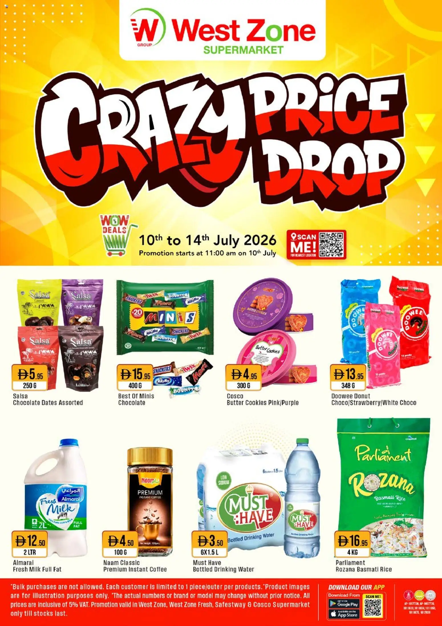 Preview of the catalogue Westzone Supermarket catalogue of store Westzone Supermarket valid from 10 Jul, 2026