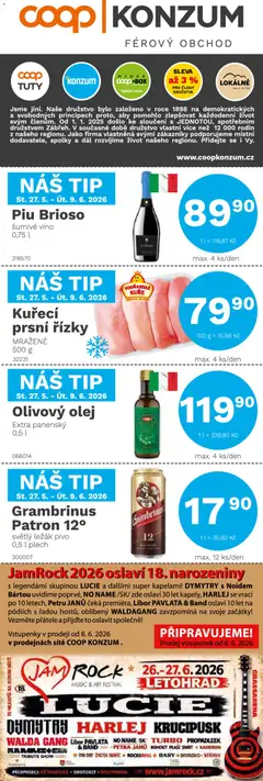Náhled nabídky: Konzum Konzum leták platný od 27.05.2026