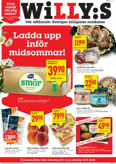 Förhandsgranska reklamblad Willys erbjudanden från butik Willys gäller från 08/06/2026