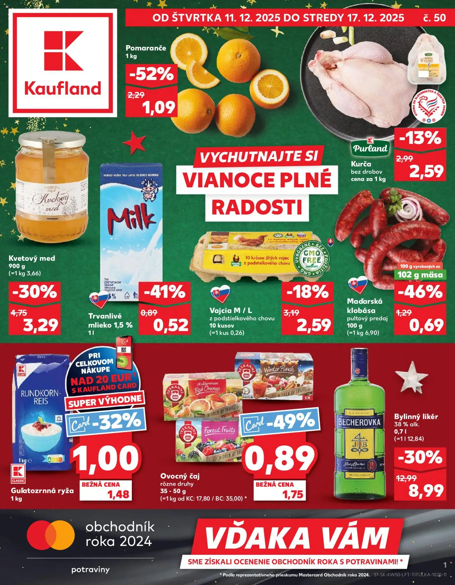 Náhľad Kaufland letáku platného od 11.12.2025