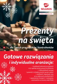 Pogląd gazetki "Selgros cash&carry gazetka - Zestawy upominkowe" ze sklepu Selgros cash&carry ważnej od 24.09.2026