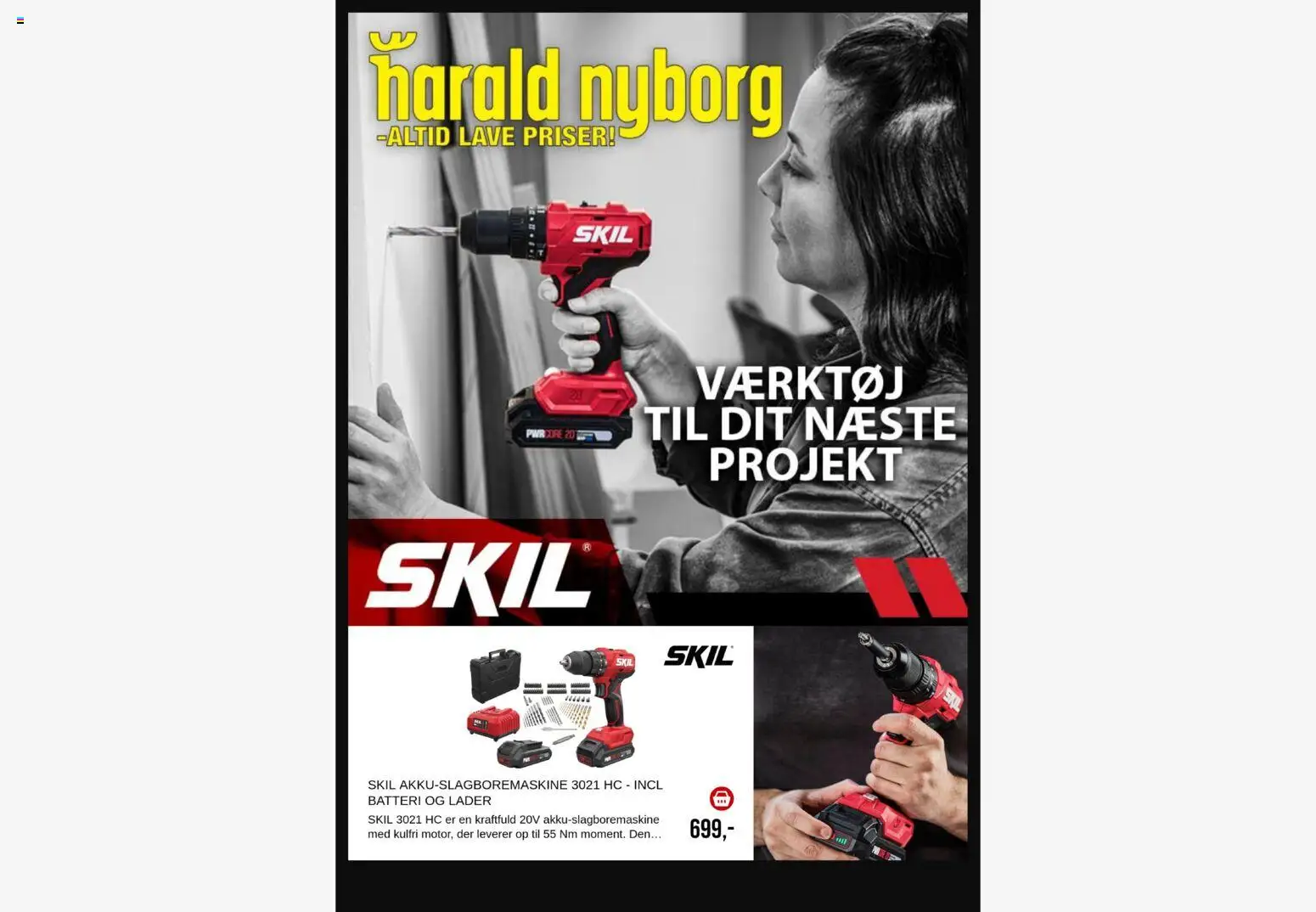 Eksempel på tilbudsavis Harald Nyborg - Skil værktøj fra butik Harald Nyborg gyldig fra 05/05/2026