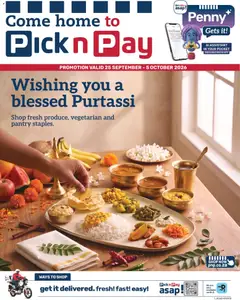 Preview of Pick n Pay flyer valid from 25/09/2026