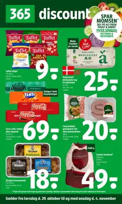 Eksempel på tilbudsavis Coop 365 - Tilbudsavis uge 44 fra butik Coop 365 gyldig fra 29/10/2026