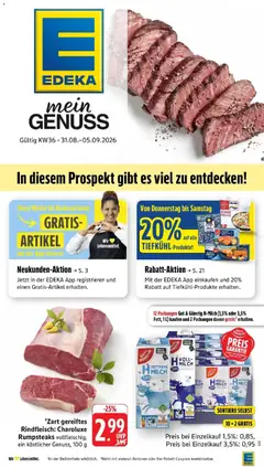 Vorschau von dem Prospekt des Geschäftes Edeka, gültig ab dem 31.08.2026