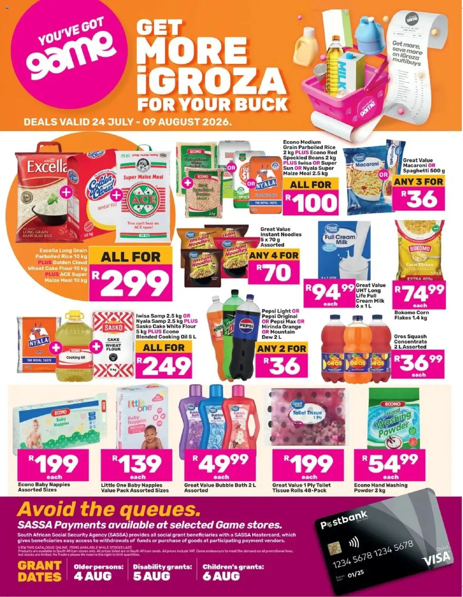 Preview of Game flyer valid from 24/07/2026