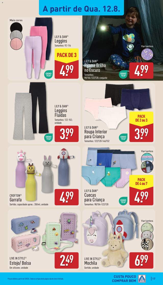 Novo folheto Aldi a partir de 10/08