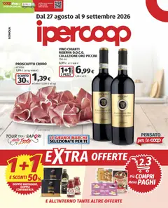 Anteprima dell'opuscolo Ipercoop volantino Milano Bonola dal negozio Ipercoop valido da 27/08/2026