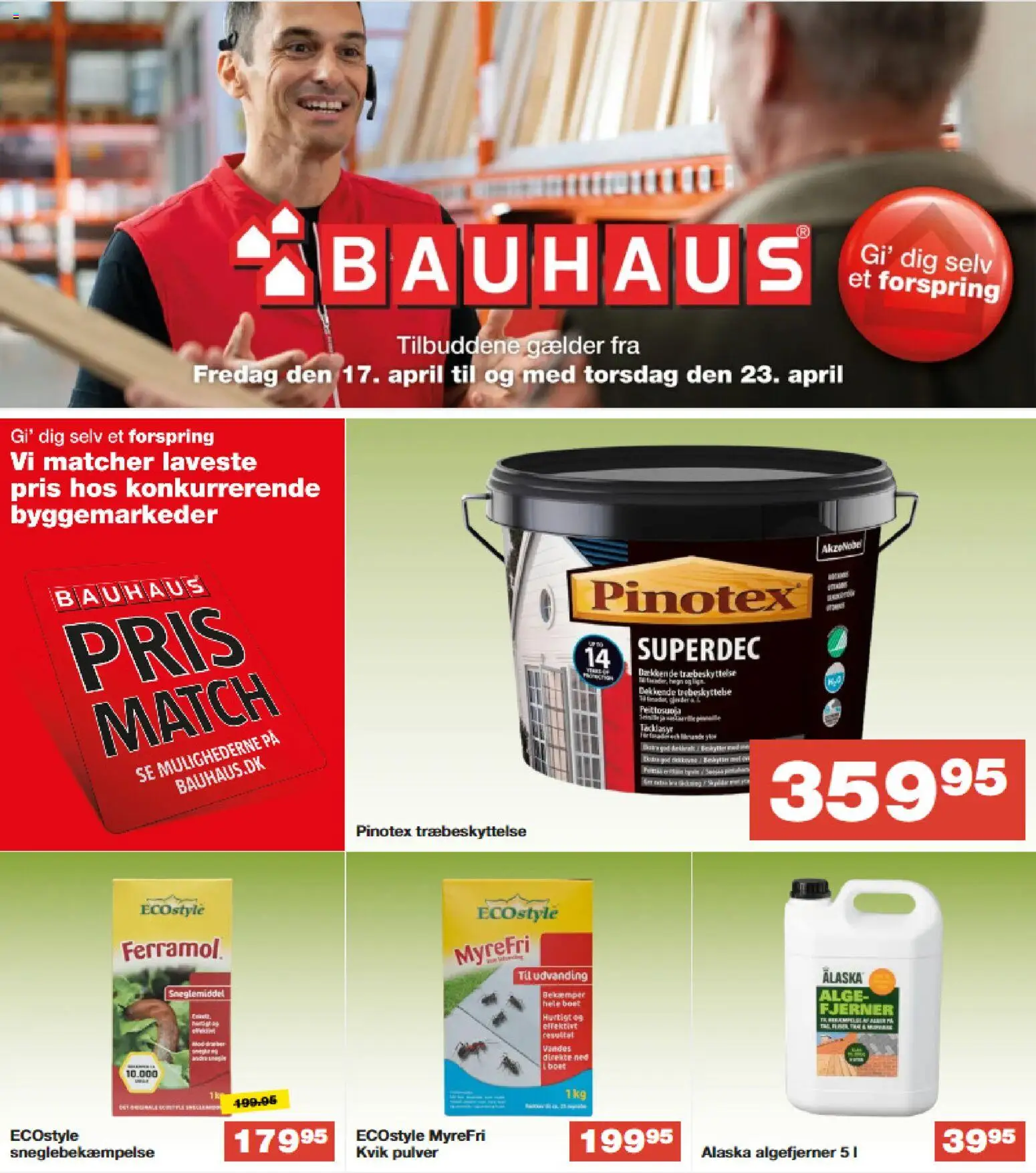 Eksempel på tilbudsavis Bauhaus - Tilbudsavis fra butik Bauhaus gyldig fra 17/04/2026
