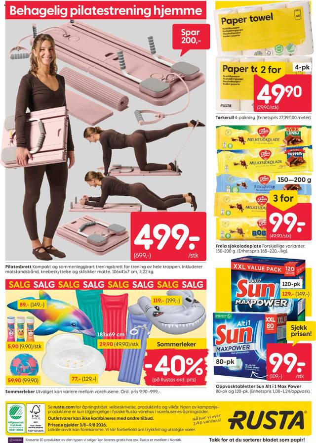 Ny Rusta kundeavis fra 03/08