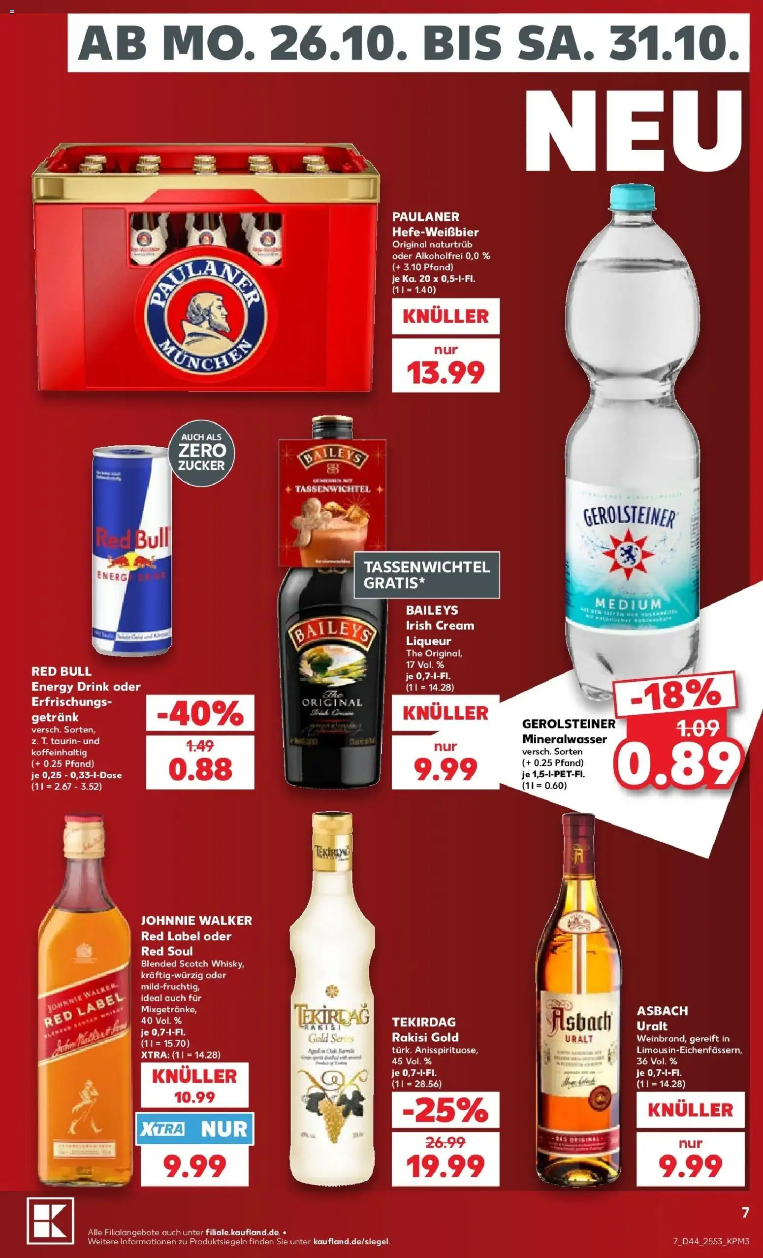 Vorschau von dem Prospekt des Geschäftes Kaufland, gültig ab dem 26.10.2026