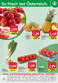 Vorschau der Angebote: Spar Spar Obst & Gemüse gültig ab 18.05.2026