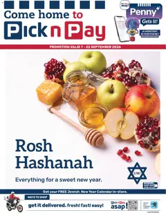 Preview of Pick n Pay flyer valid from 07/09/2026