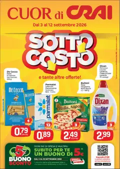 Anteprima dell'opuscolo CRAI volantino Cuor di Crai Torino dal negozio CRAI valido da 03/09/2026