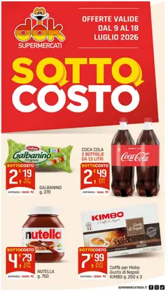 Anteprima dell'opuscolo DOK volantino Procida e Pozzuoli dal negozio DOK valido da 09/07/2026