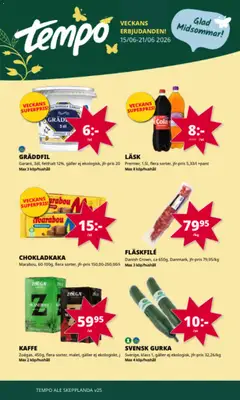 Förhandsgranska reklamblad Tempo erbjudanden från butik Tempo gäller från 15/06/2026