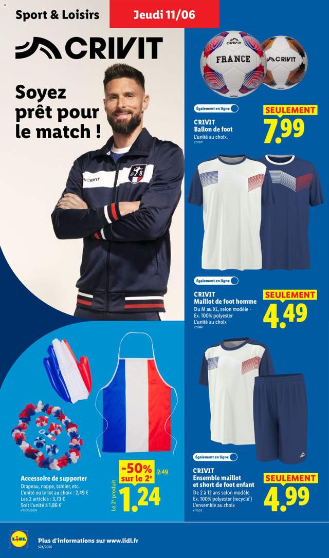 Nouveau catalogue Lidl à partir du 11/06