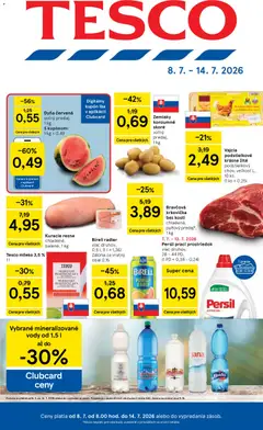 Náhľad Tesco letáku platného od 08.07.2026