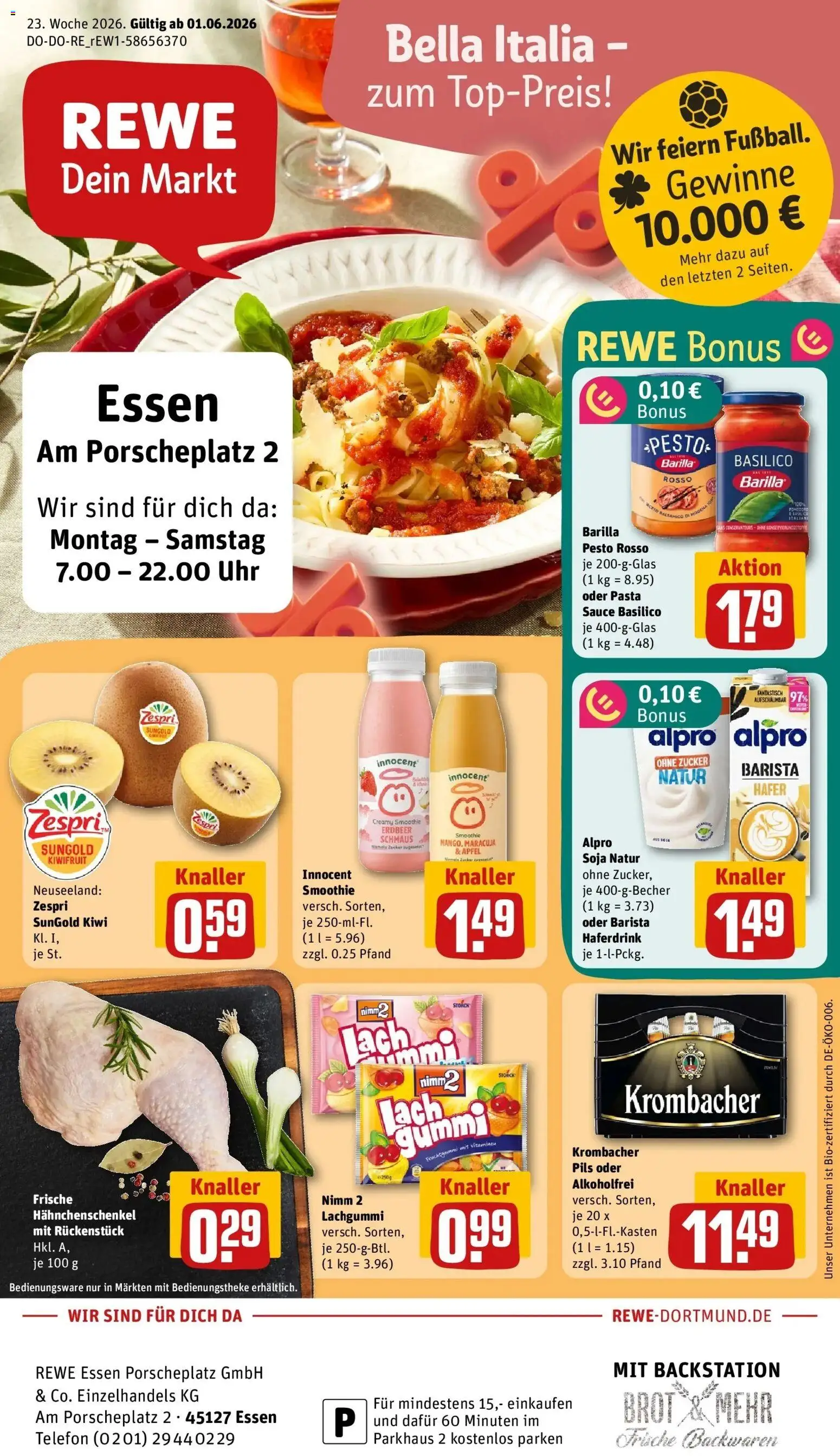 Vorschau von dem Prospekt des Geschäftes Rewe, gültig ab dem 01.06.2026