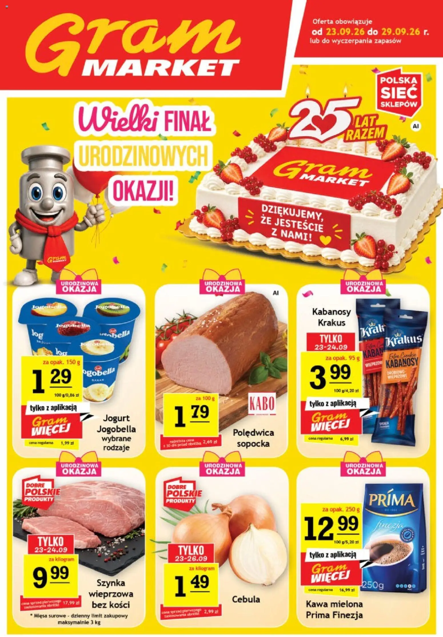 Pogląd gazetki "Gram Market gazetka" ze sklepu Gram Market ważnej od 23.09.2026