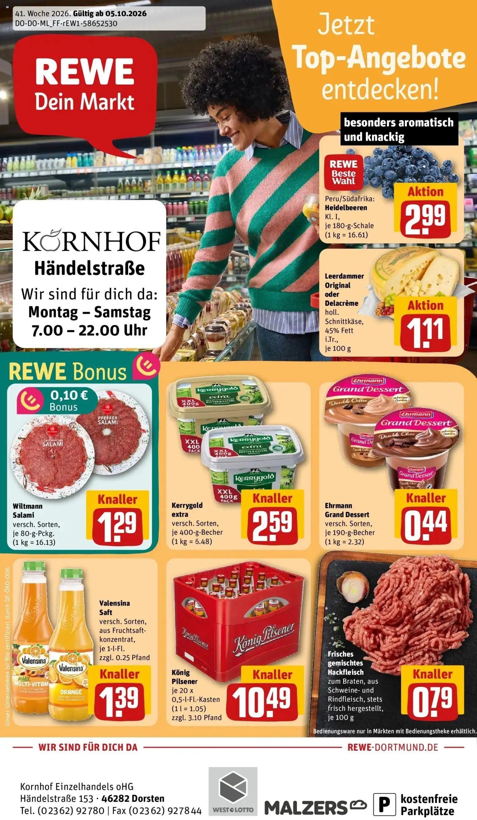 Vorschau von dem Prospekt des Geschäftes Rewe, gültig ab dem 05.10.2026