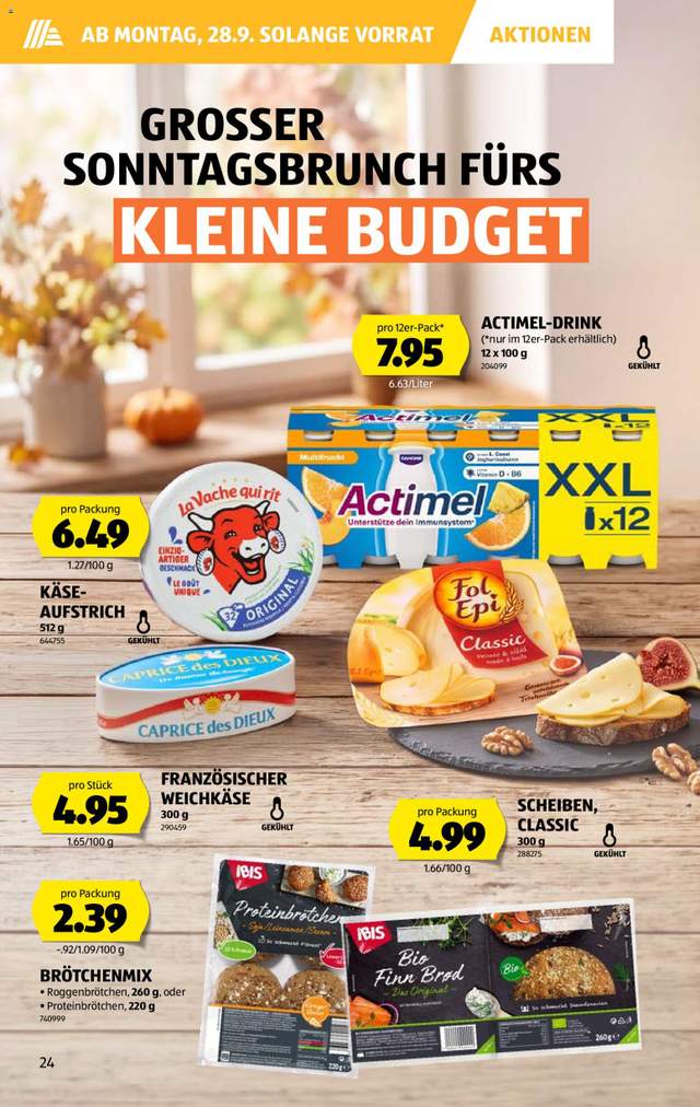 Neue Aldi Aktionen ab 24.09.