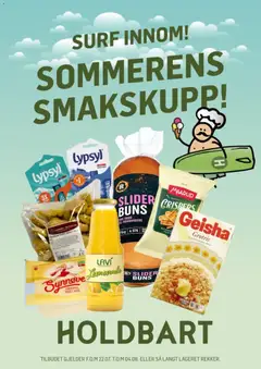 Forhåndsvis Holdbart kundeavis fra butikk Holdbart gyldig fra 22/07/2026