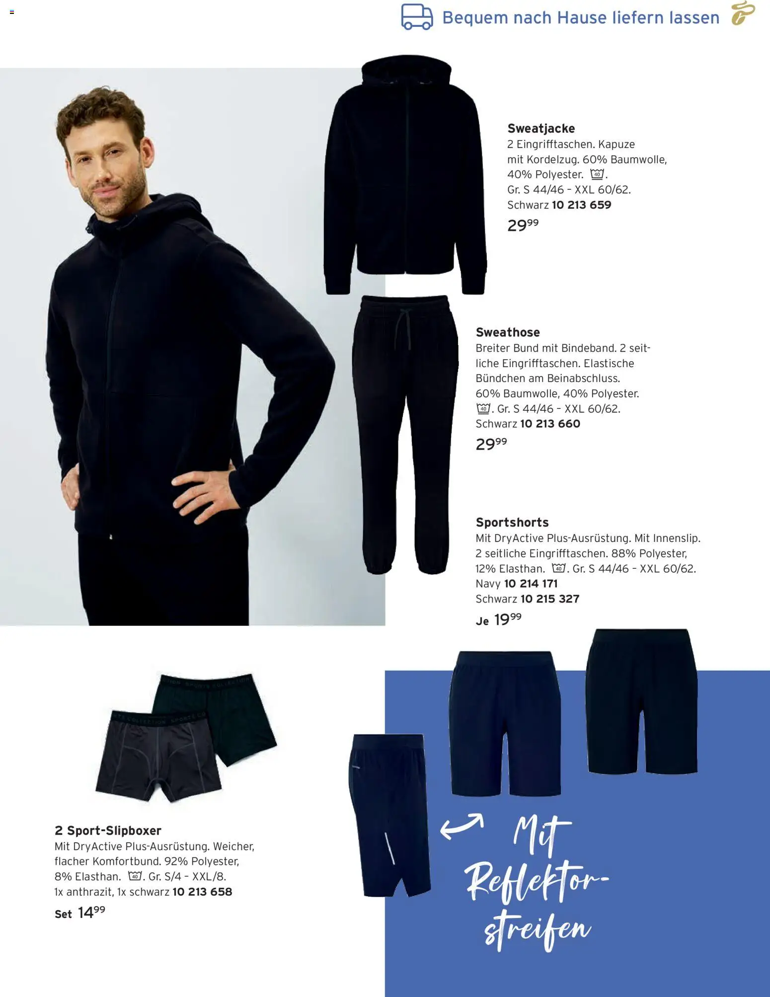 Vorschau von dem Prospekt des Geschäftes Tchibo, gültig ab dem 11.09.2026 - Sweatjacke, Sweathose
