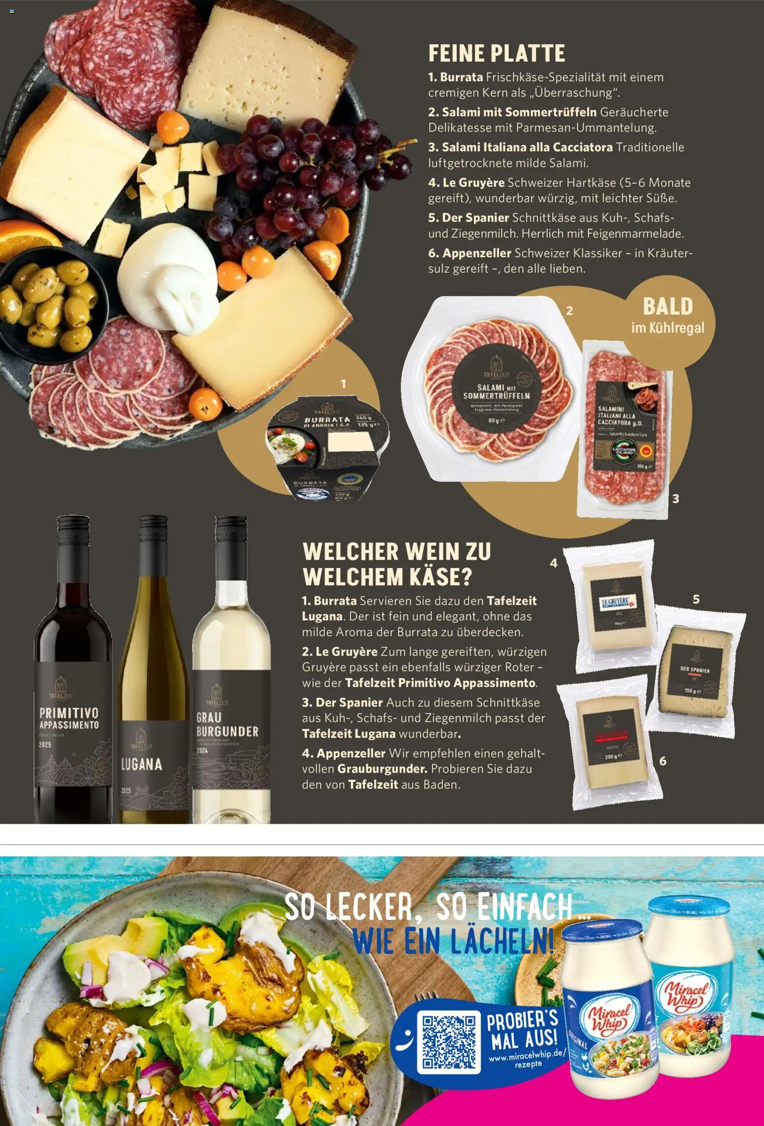 Vorschau von dem Prospekt des Geschäftes Combi, gültig ab dem 01.11.2026 - Burrata, Käse, Wein, Salami