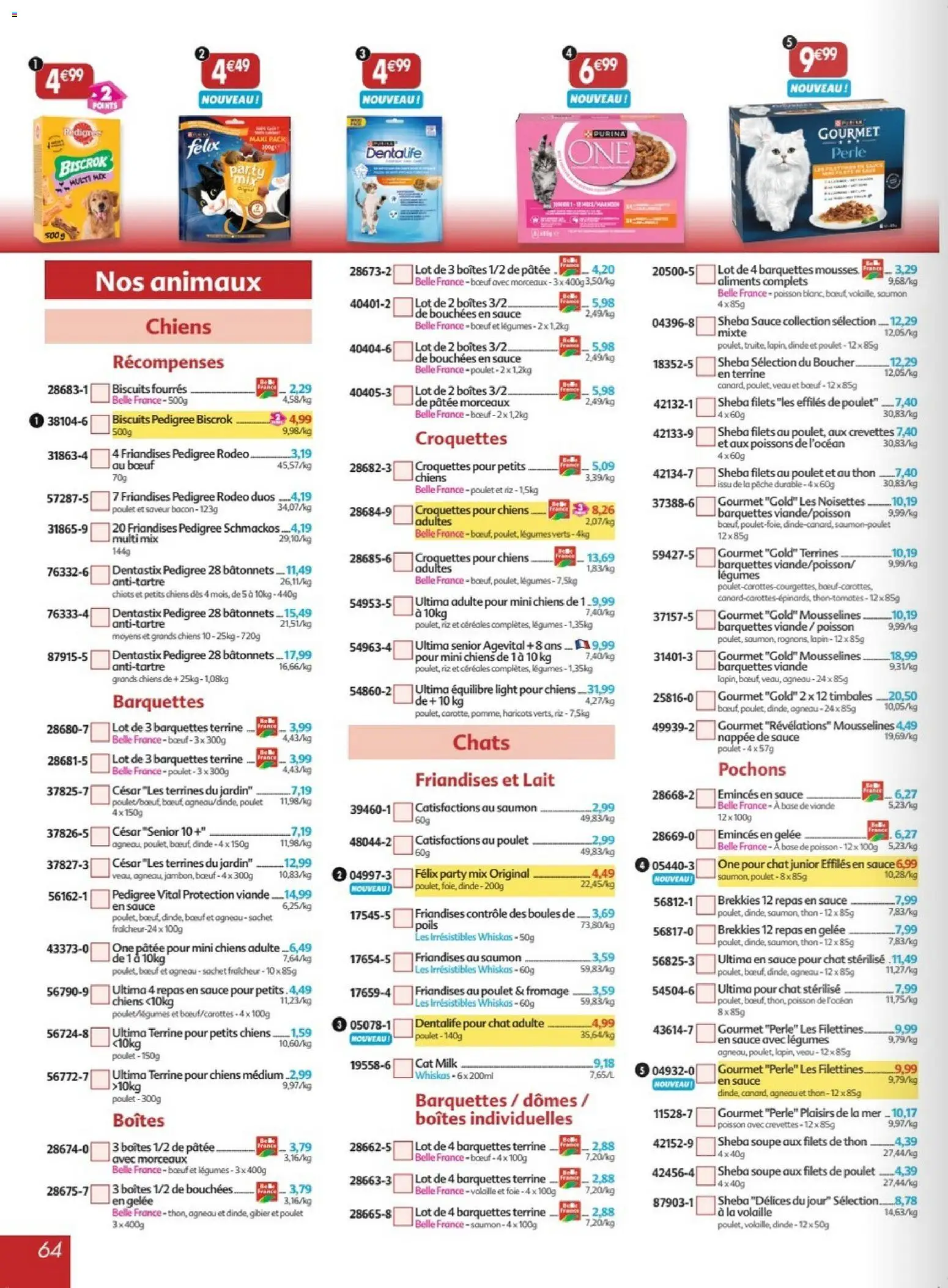 Prévisualisation de Maximo catalogue epicerie du magasin Maximo formulaire valide 26/10/2026 - Poissons, Poisson, Poulet, Saumon, Agneau, Viande, Haricots, Aliments