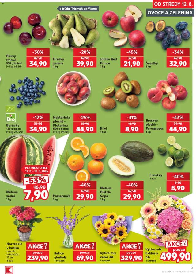 Nový Kaufland leták od 12.08.