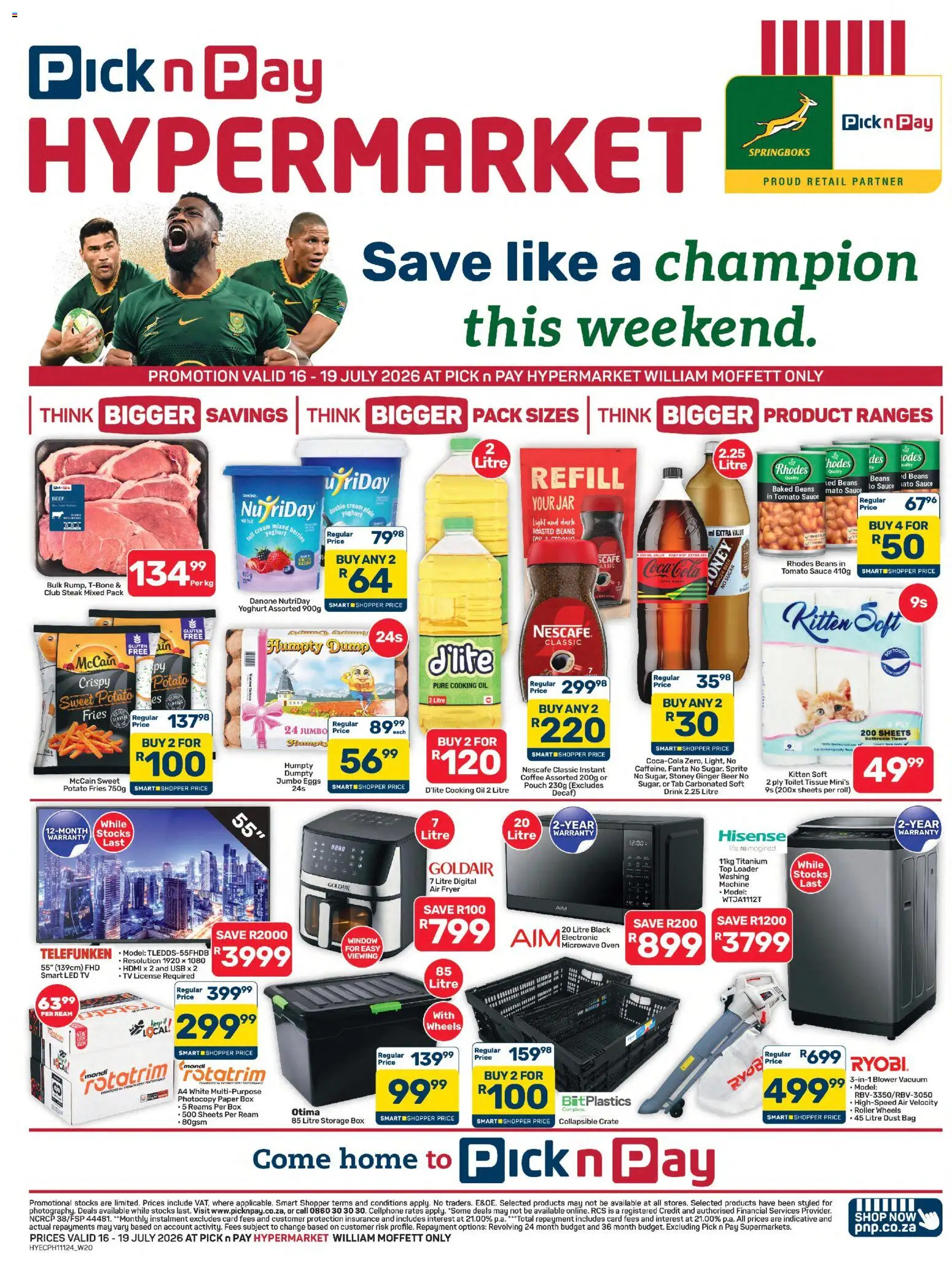 Preview of Pick n Pay flyer valid from 16/07/2026
