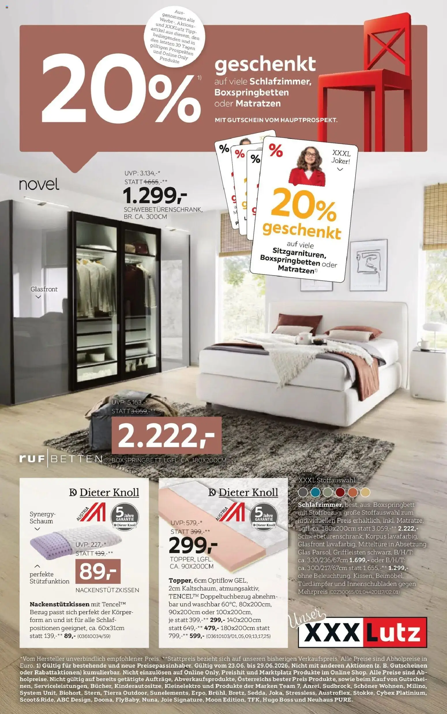 Vorschau der Angebote: XXXLutz XXXLutz Schlafzimmer gültig ab 23.06.2026