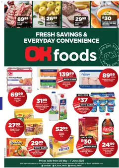 Preview of OK Foods flyer valid from 25/05/2026