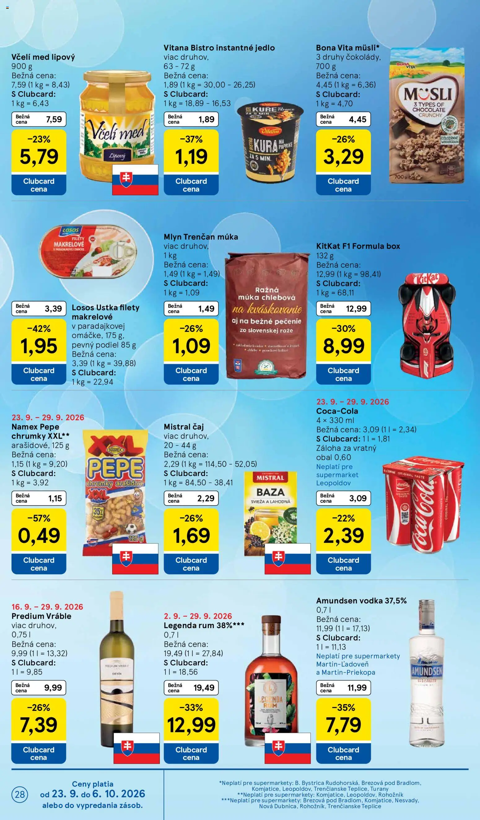 Náhľad Tesco letáku platného od 23.09.2026