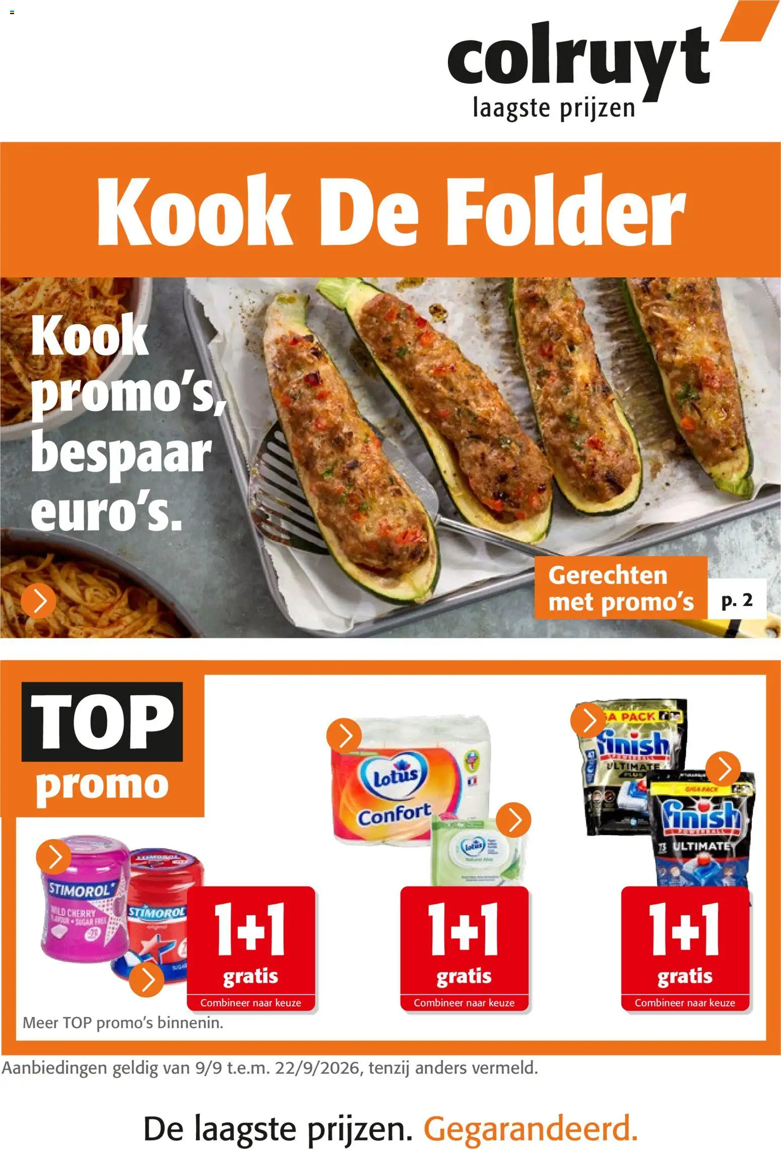 Voorbeeld van Colruyt Folder / Publicité van winkel Colruyt geldig vanaf 09/09/2026