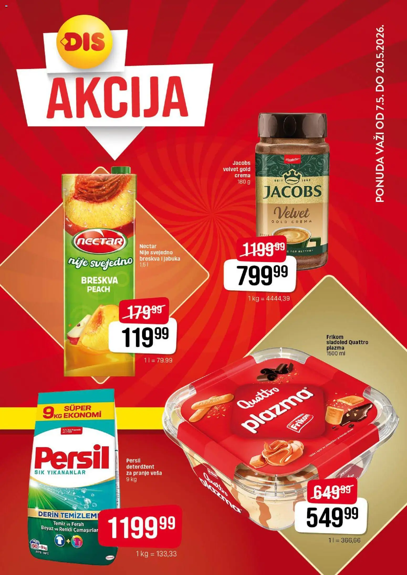 Pregled Super DIS kataloga - važi od 07.05.2026
