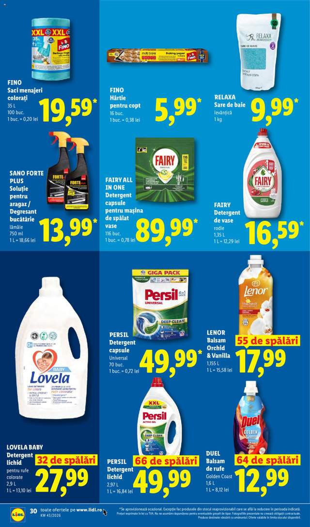 Noul catalog Lidl de la 19.10.