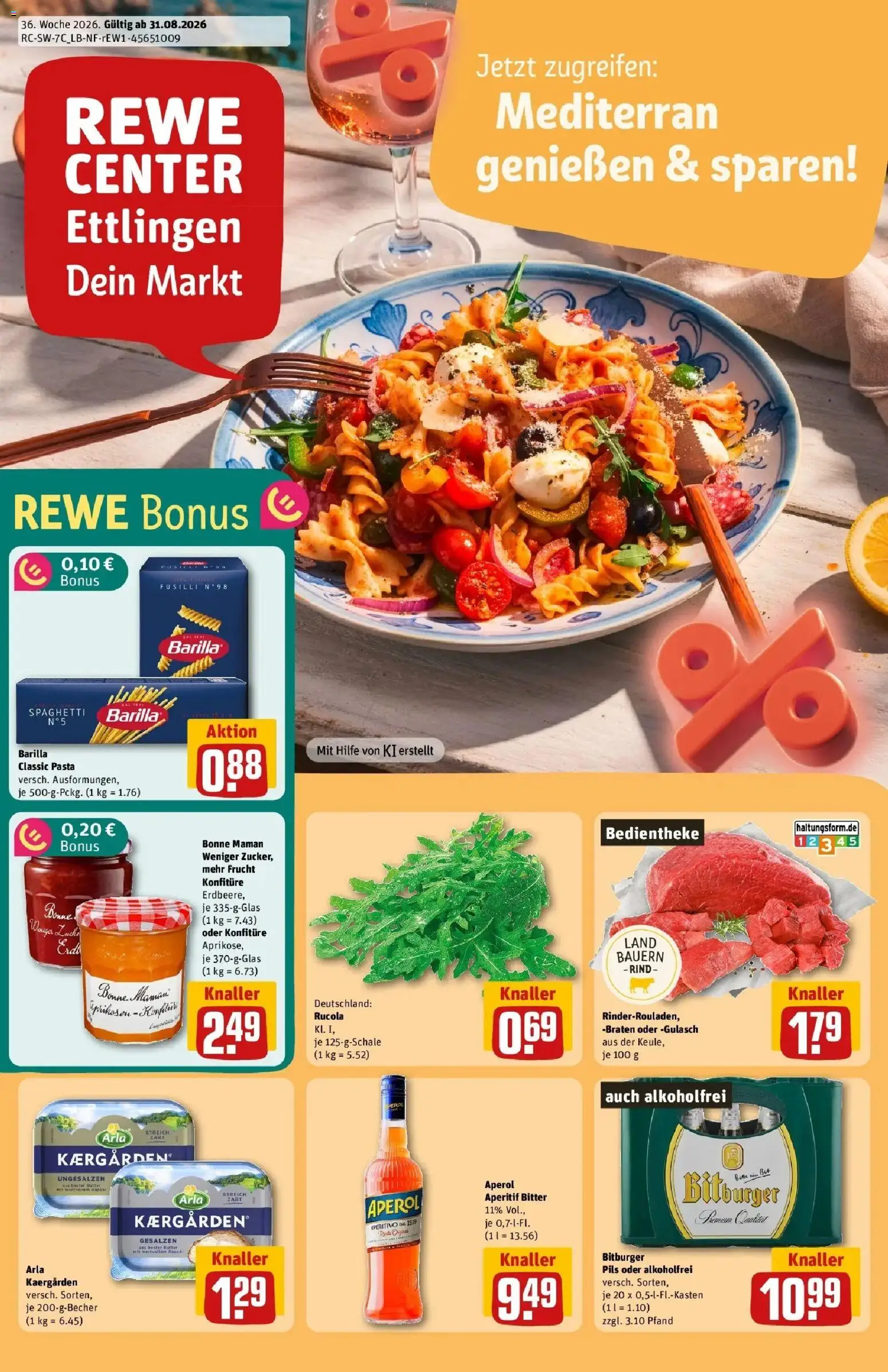 Vorschau von dem Prospekt des Geschäftes Rewe, gültig ab dem 31.08.2026