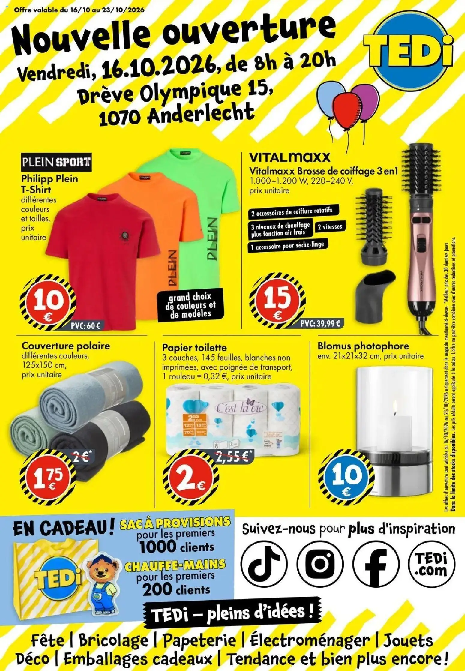 Voorbeeld van TEDi folder tot 19.10.2026 van winkel TEDi geldig vanaf 13/10/2026 - La, Papier