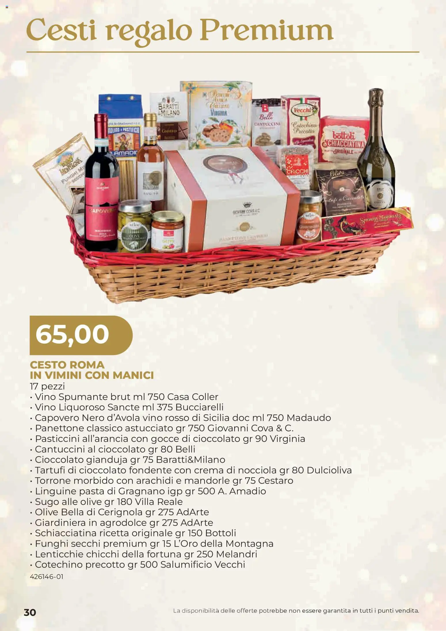 Anteprima dell'opuscolo Sogegross volantino Strenne dal negozio Sogegross valido da 27/10/2026 - Vino, Funghi, Cioccolato, Lenticchie, Linguine, Mandorle, Cotechino, Pasticcini