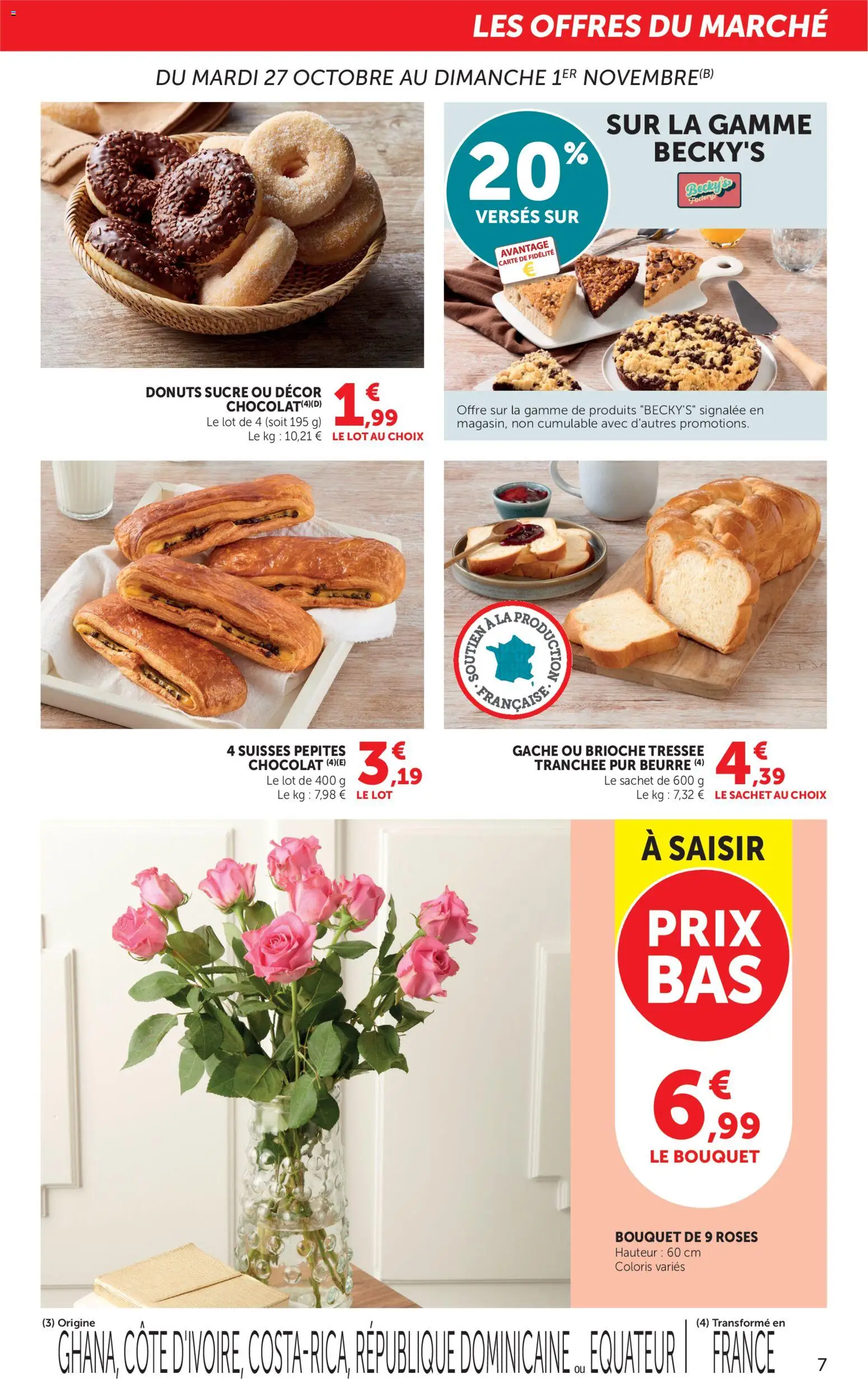 Prévisualisation de bi1 Catalogue du magasin bi1 formulaire valide 27/10/2026 - Chocolat, Brioche, Beurre, Sucre, Brioche tressée