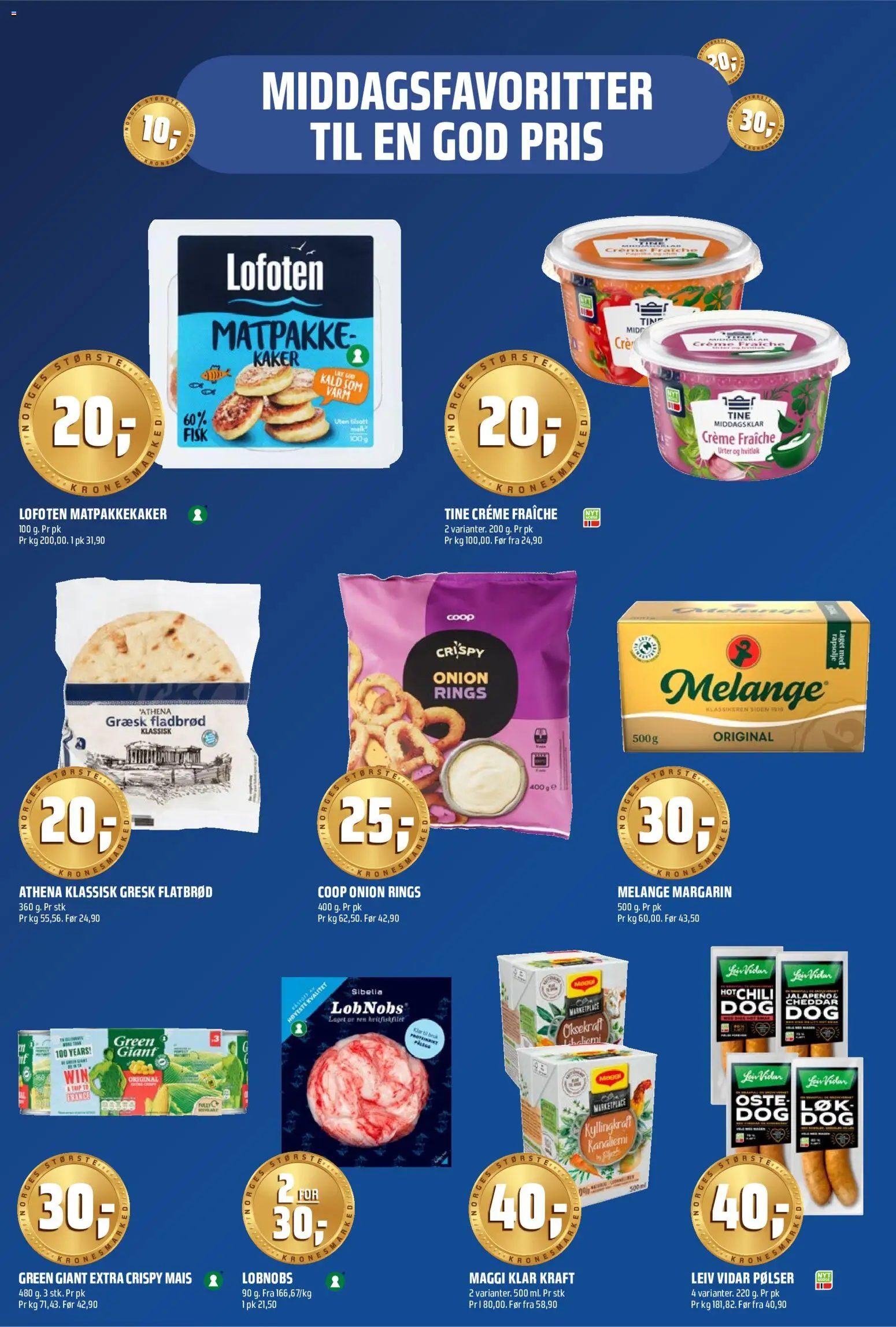 Forhåndsvis Coop Obs kundeavis fra butikk Coop Obs gyldig fra 25/10/2026