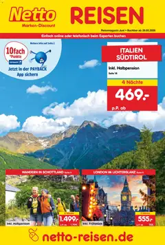 Vorschau von dem Prospekt des Geschäftes Netto Reisen, gültig ab dem 28.05.2026